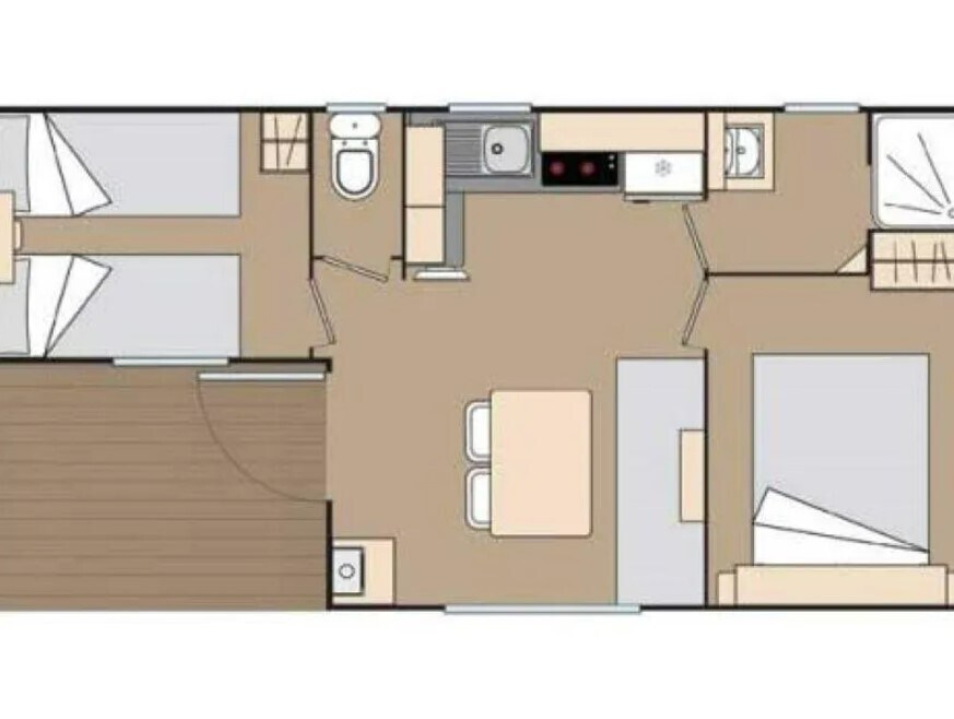 Mobil Home Olivier 3 Rooms 4/5 People + TV