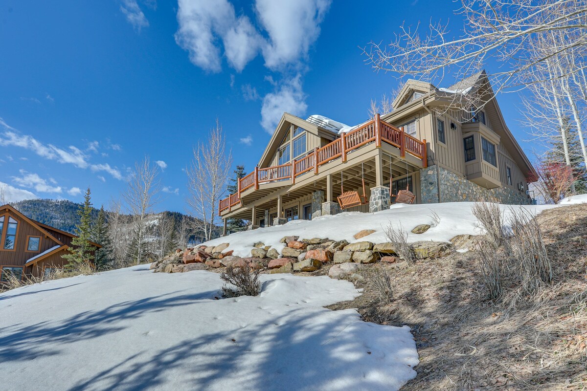 Edwards Home in Cordillera: Hot Tub, Mountain View