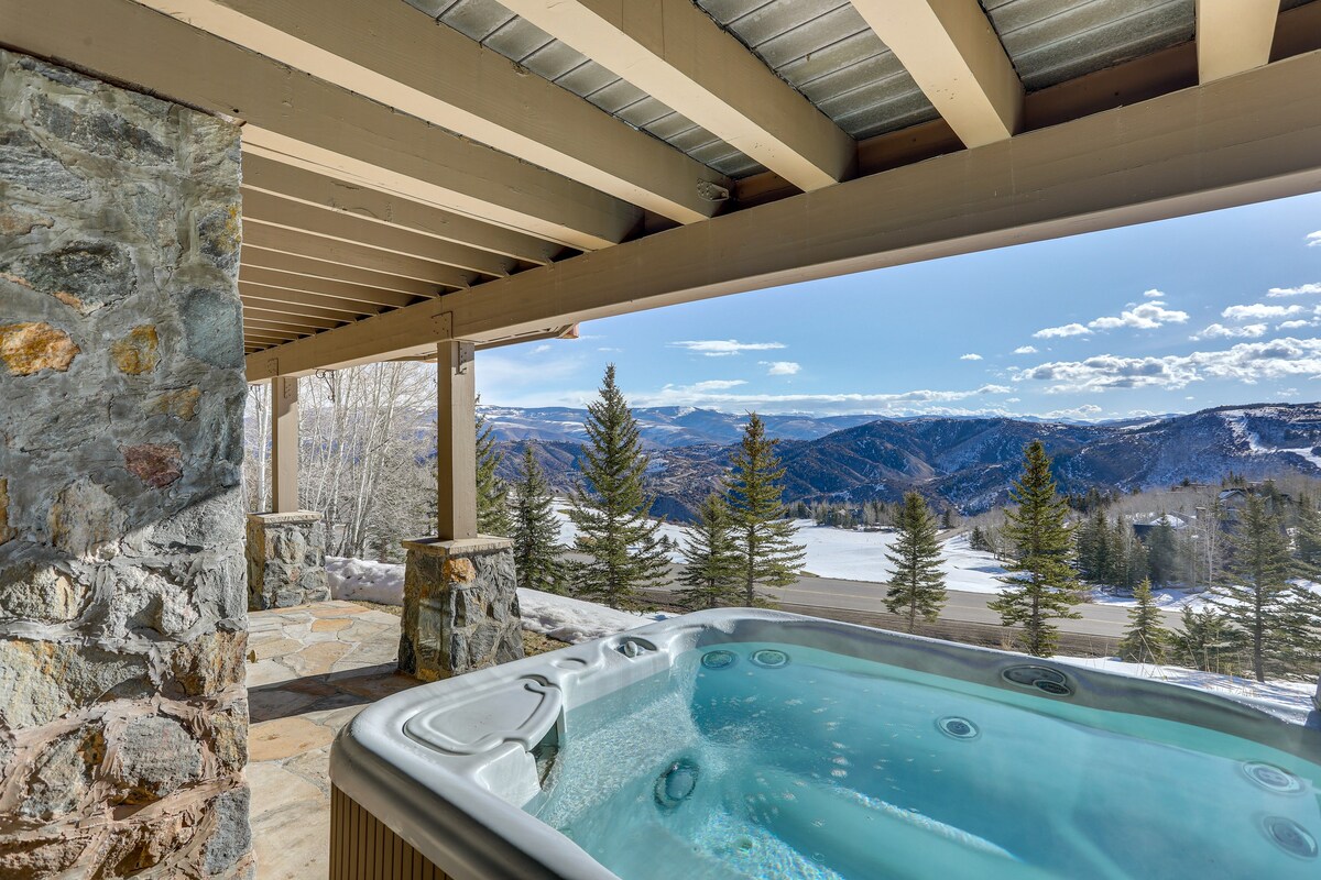 Edwards Home in Cordillera: Hot Tub, Mountain View