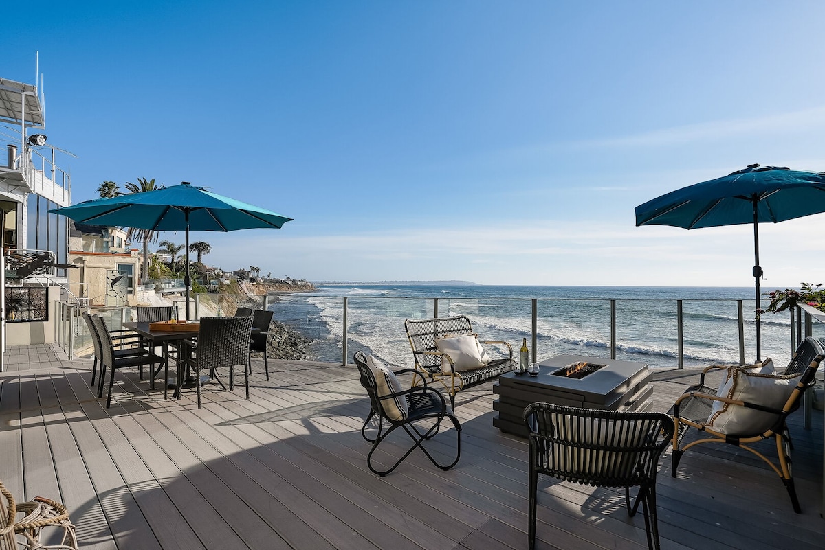 Oceanfront Dream Home - Private Deck