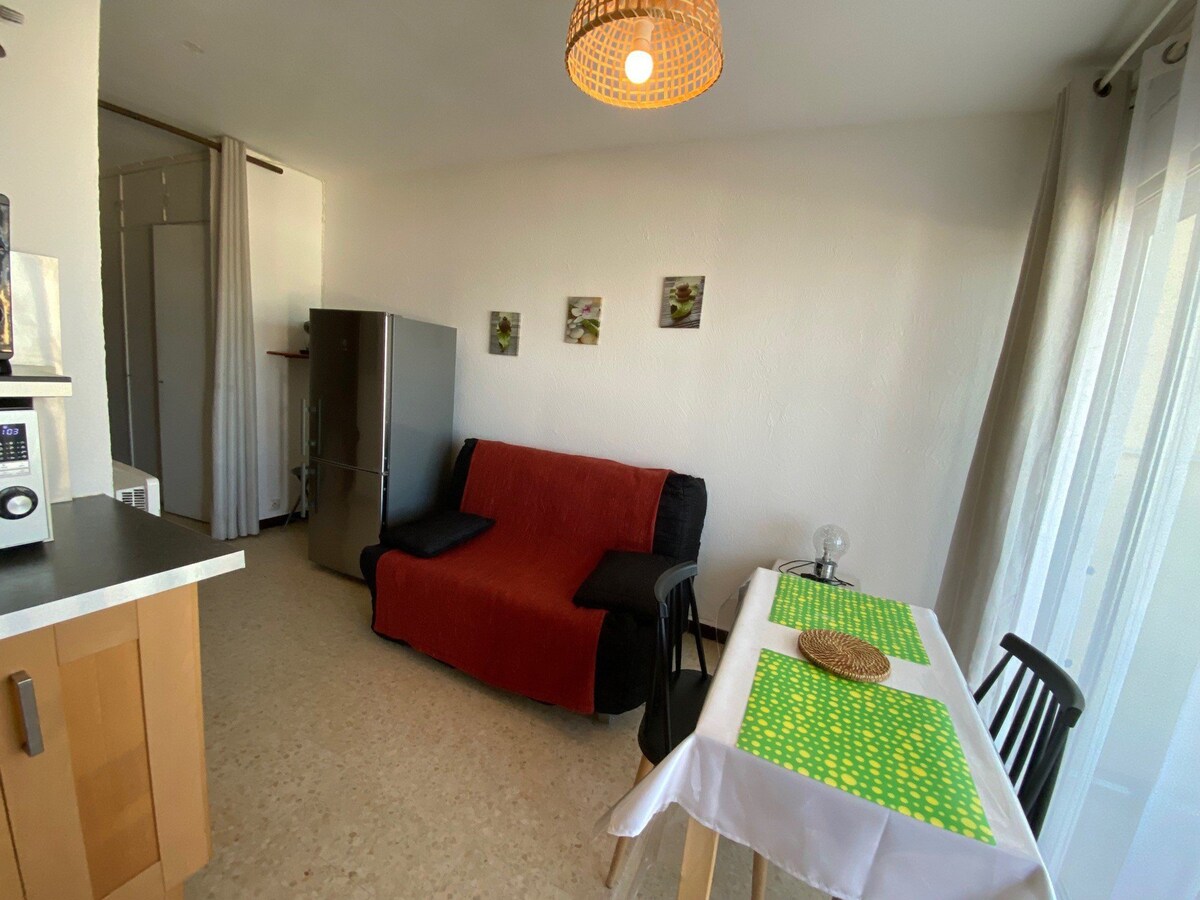 Studio Balaruc-les-Bains, studio flat, 3 pers.