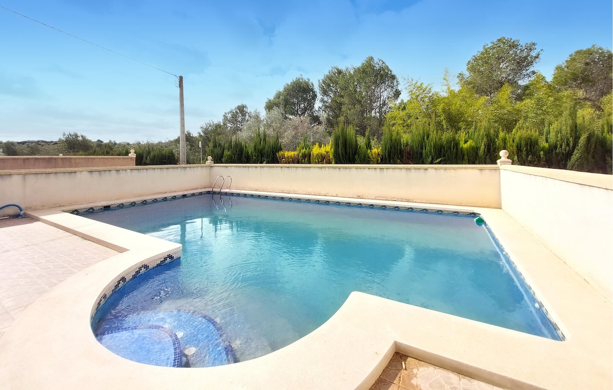 Lovely home in Turís with swimming pool