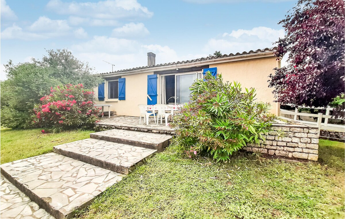 Nice home in La Jonchère with 4 Bedrooms and WiFi