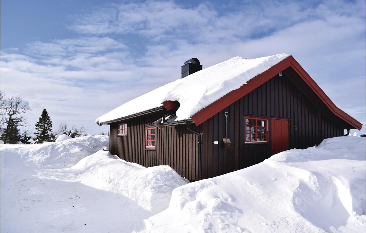 Home in Sjusjøen with 2 Bedrooms and Internet