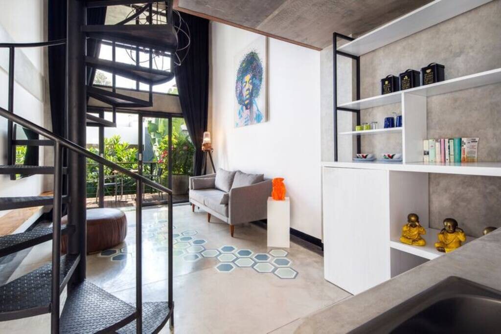 Stylish Loft Apartment w/ pool in Seminyak