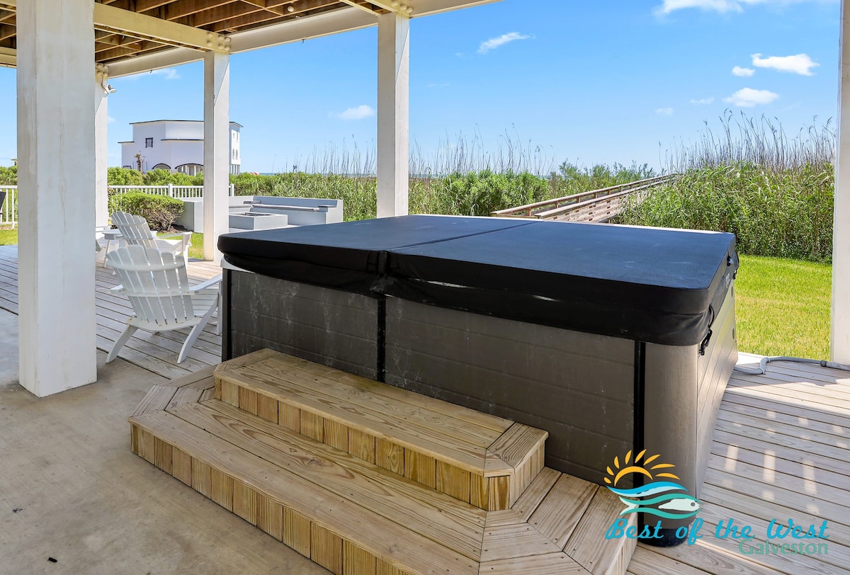 Coastal Euphoria Beachfront Jacuzzi Pet Friendly