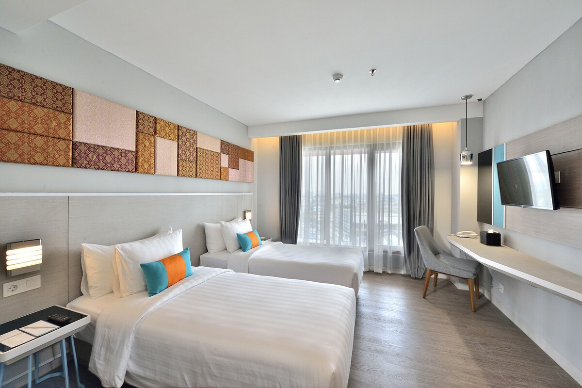 Jalan Rajawali Business Morden Deluxe twin room