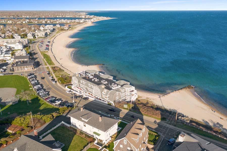 Stunning Oceanfront Location on Private Beach