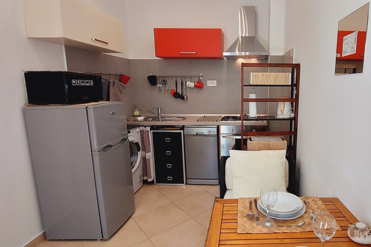 AS-21883-b Studio flat with terrace Korčula