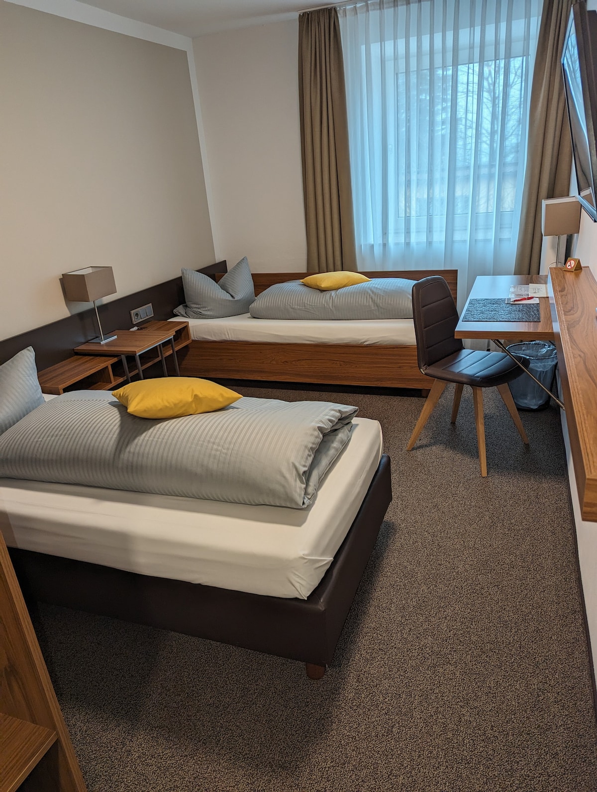Zweibettzimmer mit kostenfreiem WLAN (Hotel Drei L