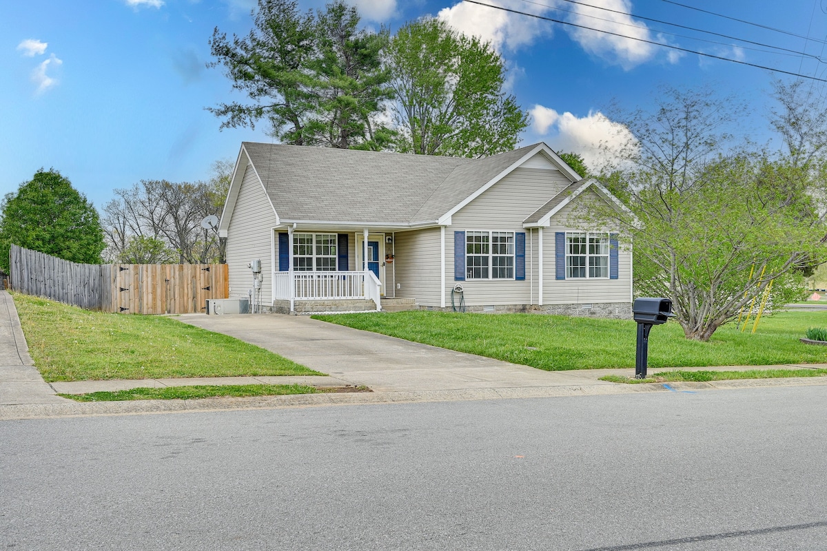Family-Friendly Clarksville Home w/ Fenced Yard!