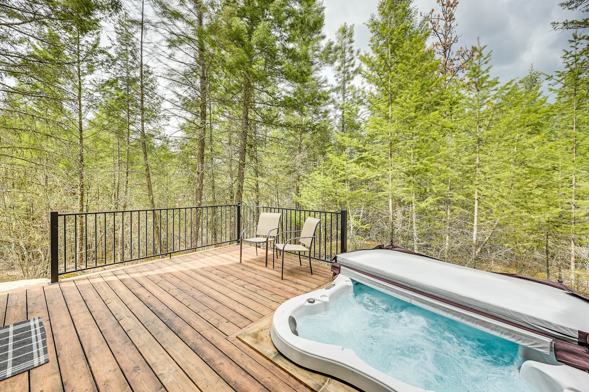 Modern Polson Cabin w/ Deck Near Flathead Lake!