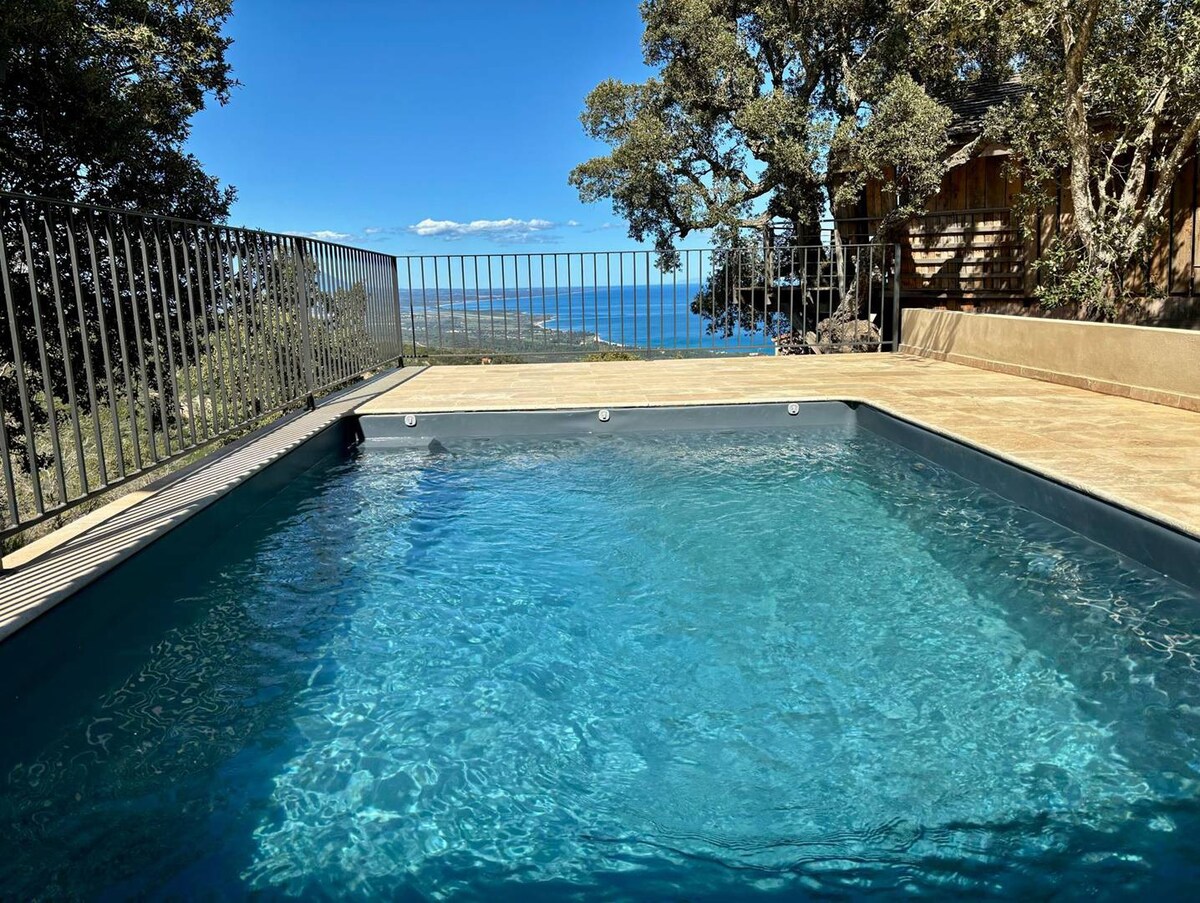 Laricciu sea view private pool air conditioning