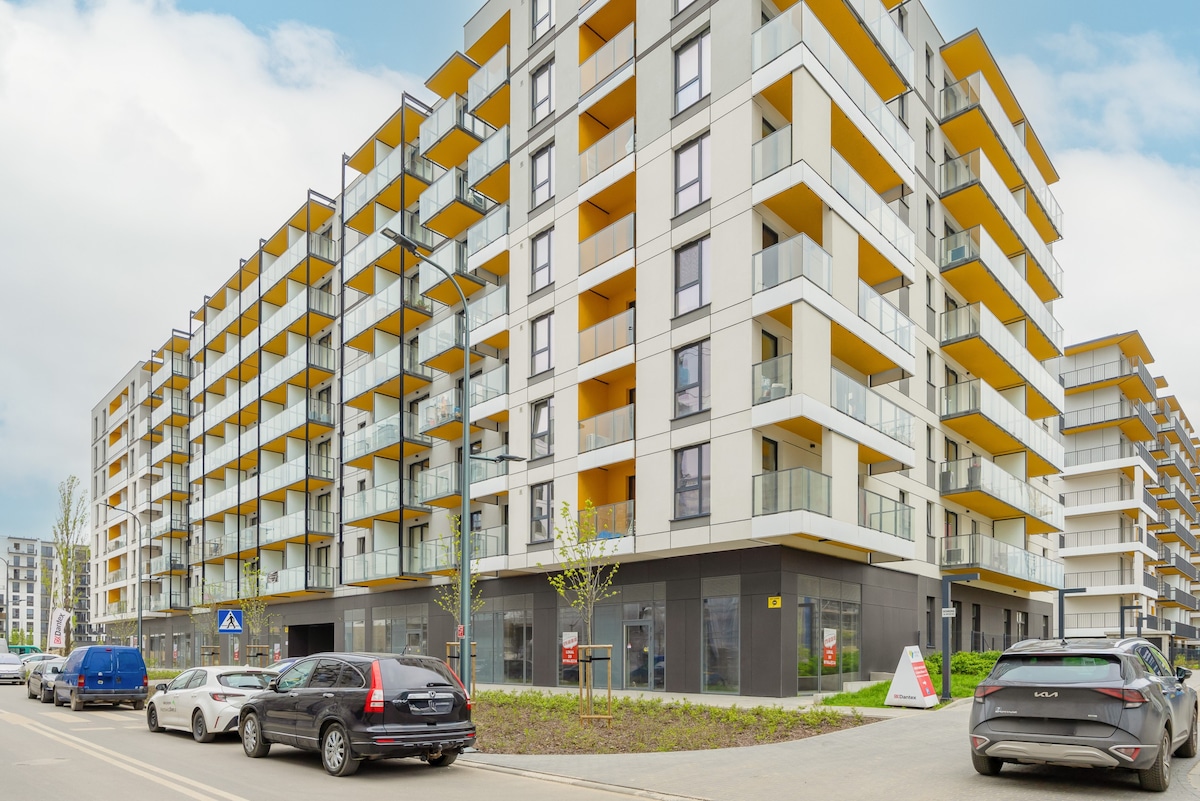 Stylish Apartment | Parking | Balcony | Warsaw