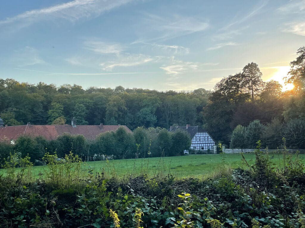 at the Haus Marck moated castle