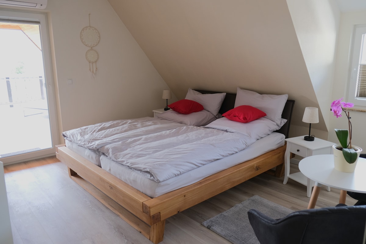 Ferienwohnung (45qm) mit Dachterrasse