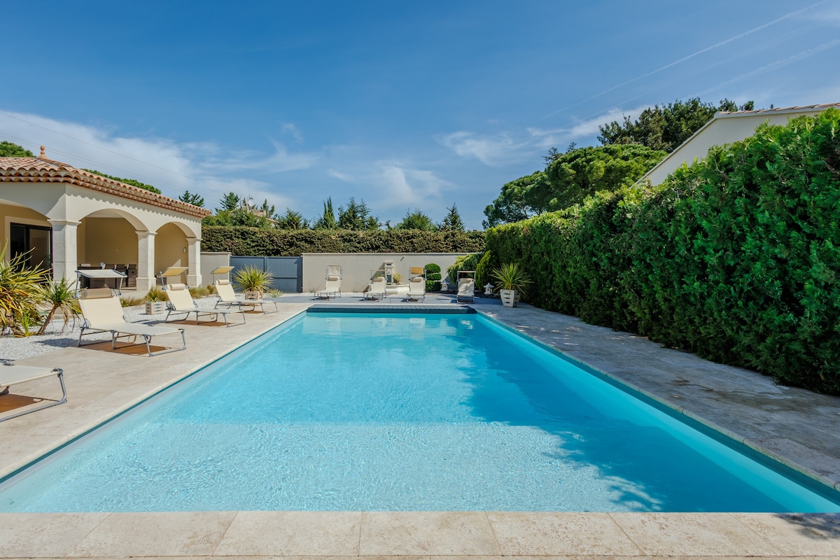 La Villa Mont Ventoux - piscine, jacuzzi