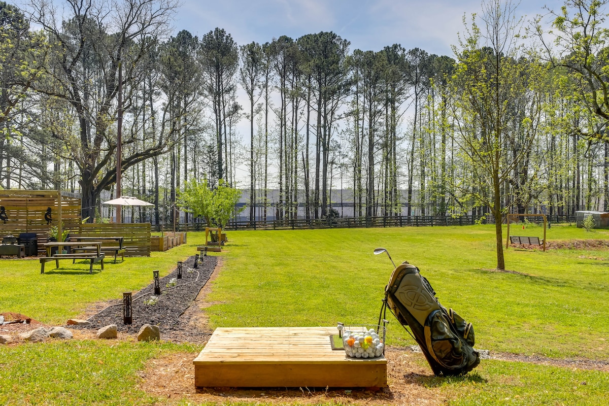 Georgia Tiny Home on Farm Retreat: Hike On-Site!