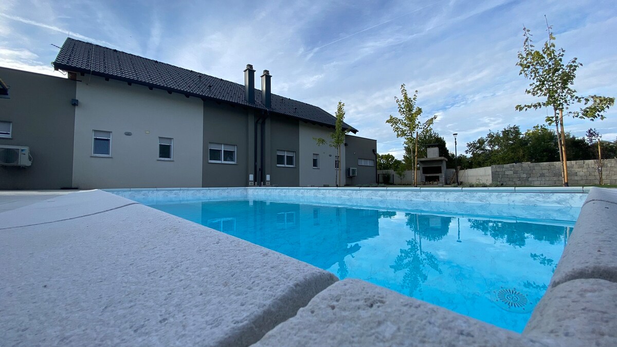 Two Bedroom House, in Lovinac, Outdoor pool