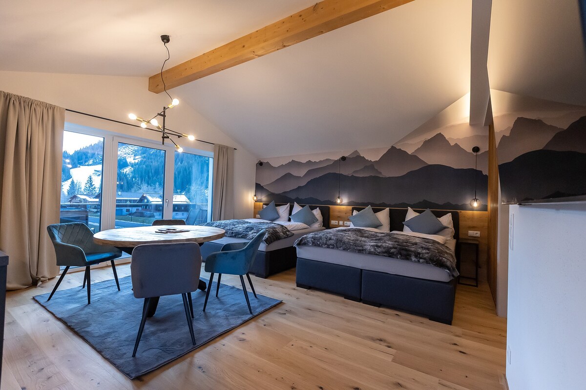 Stylisches Apartment mit Bergblick