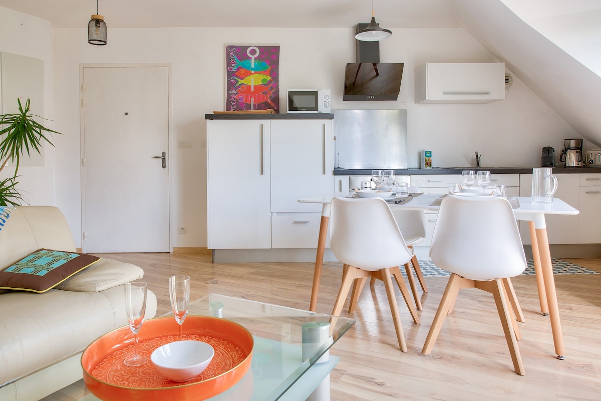 Évasion à Fouesnant en appartement avec balcon