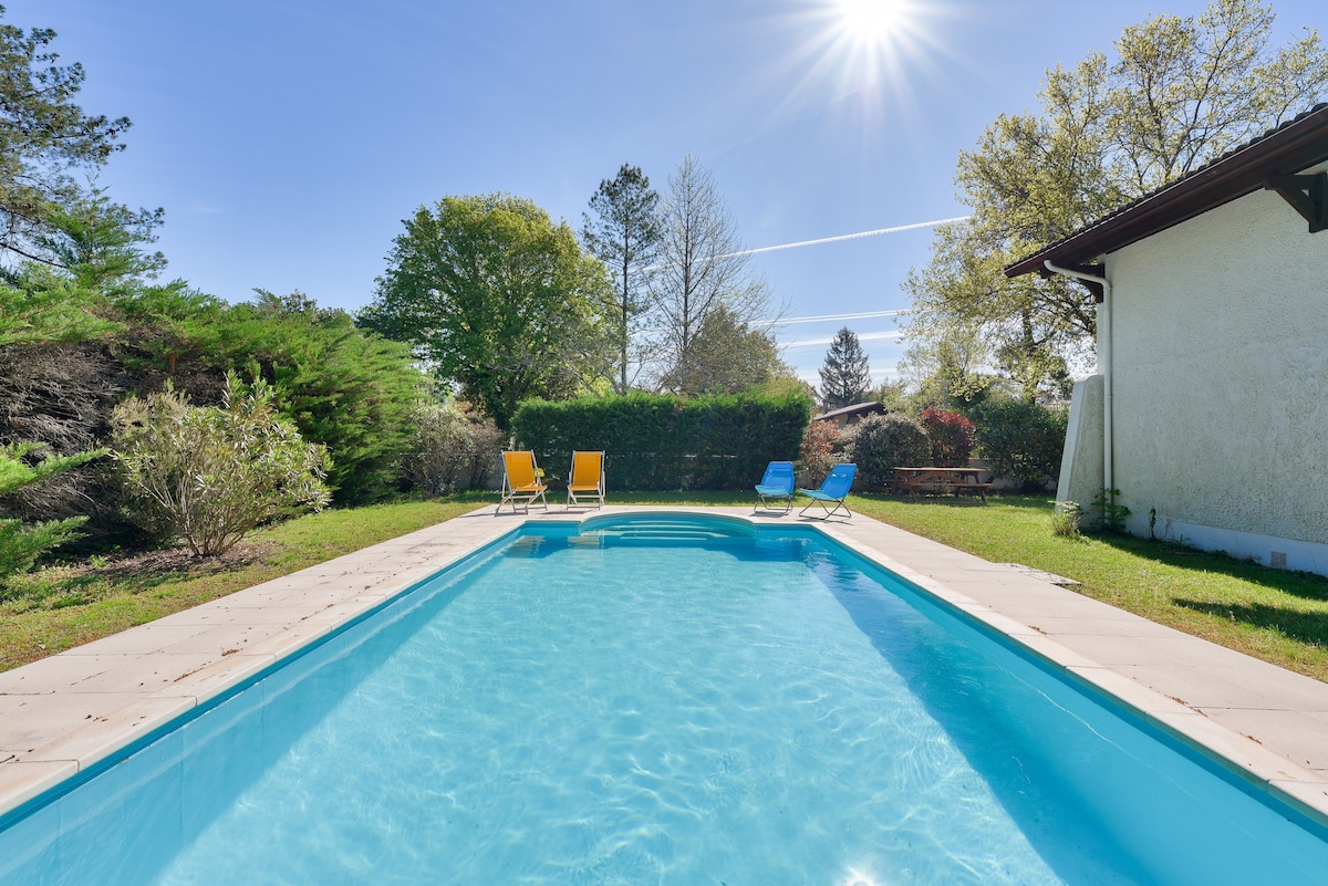 Douce escale avec piscine à Andernos-les-Bains