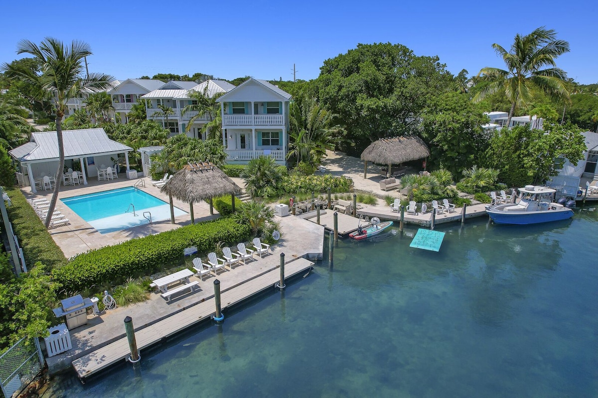 Isla Key Lime ：海滨Htd泳池、码头、适合步行