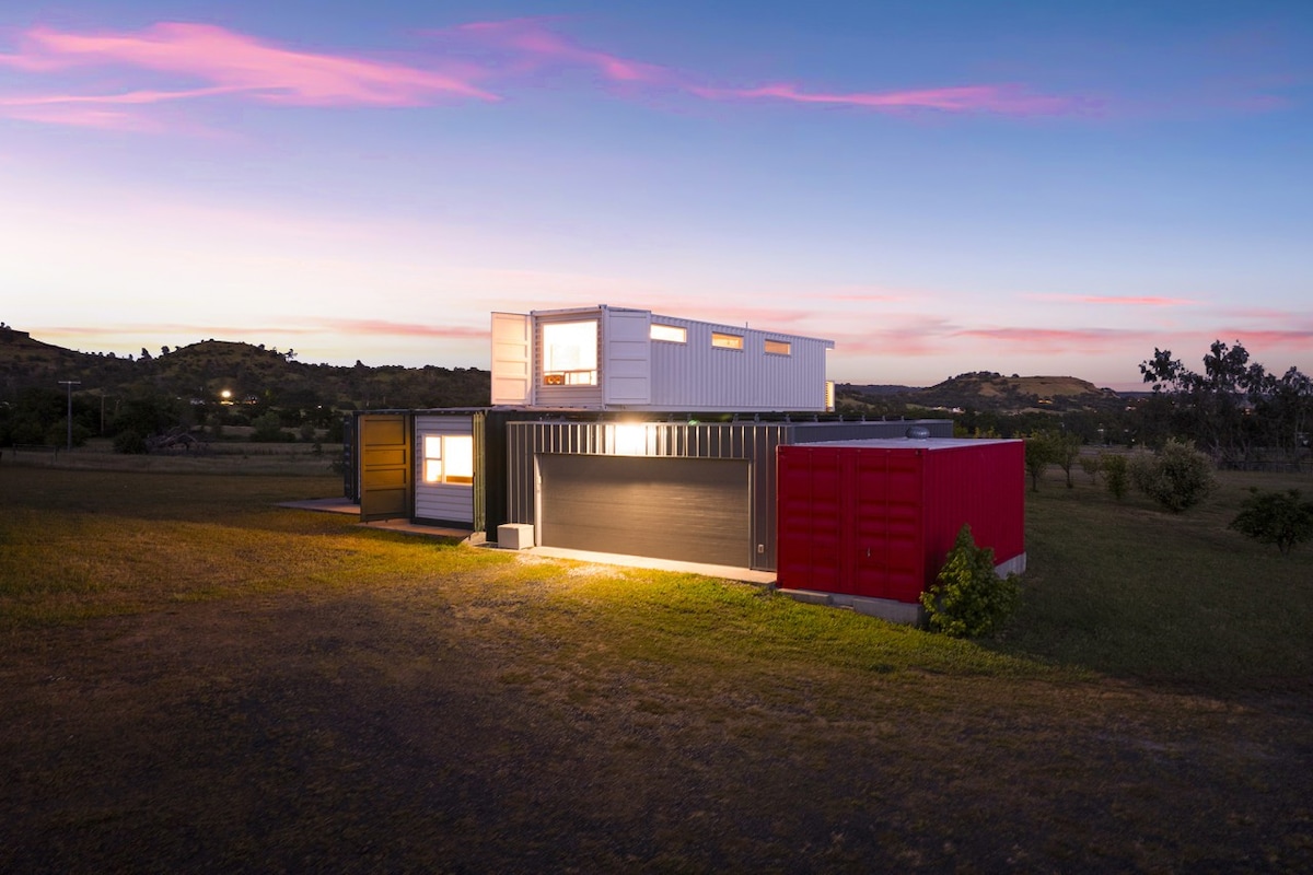 Unique Shipping Container Home w Butte Mntn Views