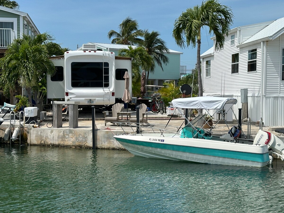 430 Empty RV Lot with 35' Seawall