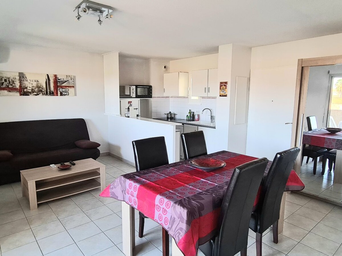 Apartment Valras-Plage, 2 bedrooms, 6 pers.