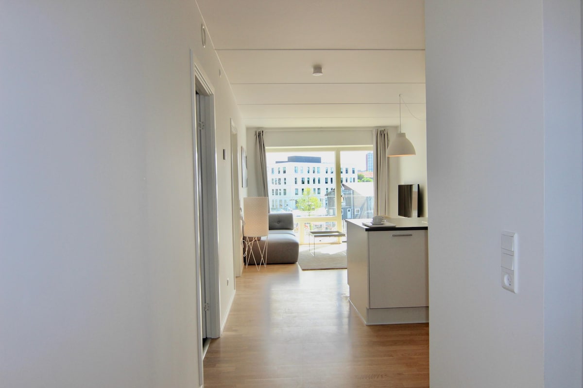 Great 2-bed w/balcony in Odense Harbour