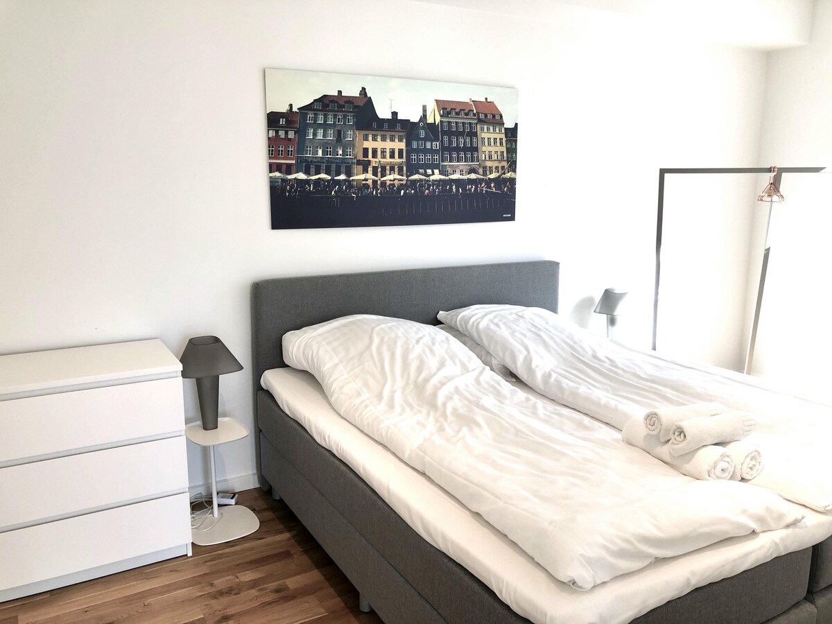 Ørestad美妙的3张床，带阳台