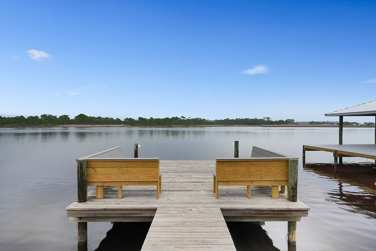 Lakefront Retreat 30A/Grayton w/ Priv. Pool, Dock