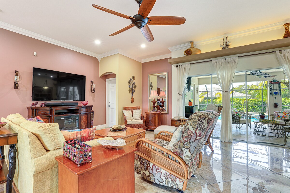 Bright Port St Lucie Home w/ Lanai & Private Pool!