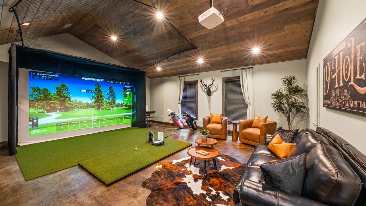 WOW! New Lodge Golf Simulator Sleeps20 Great Loc