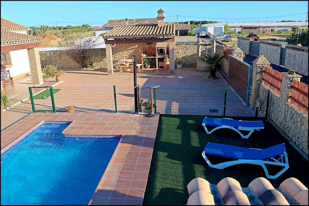 Rural area with private pool