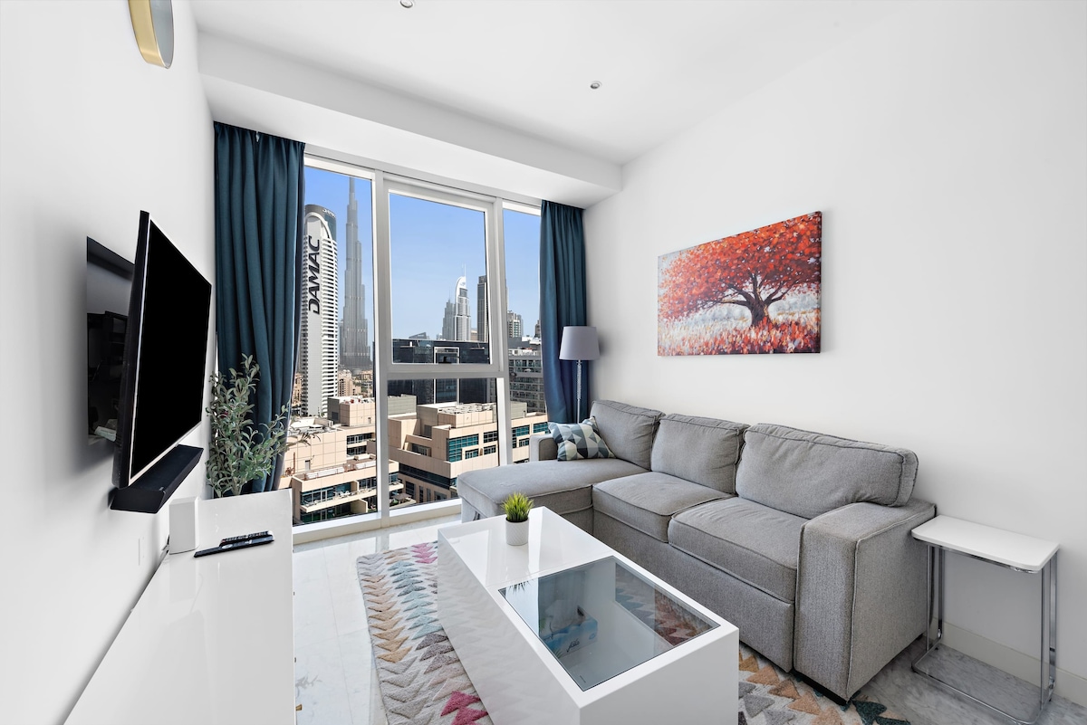 Appart 1 bedroom in Business Bay with amazing Burj