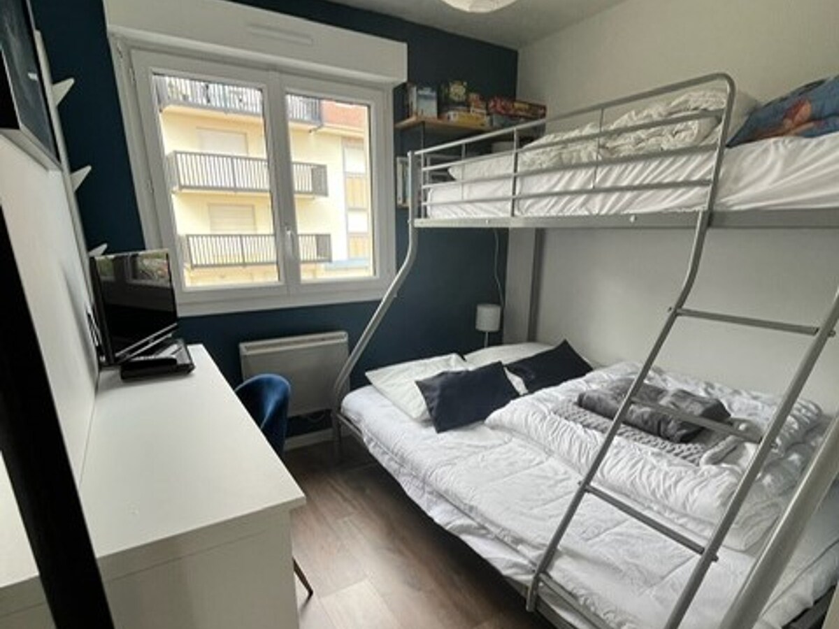 Très joli appartement 3 pièces pour 5 personnes