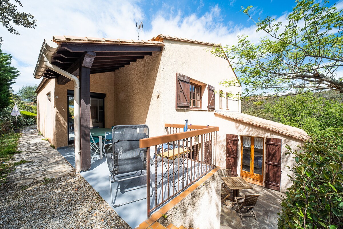 Maison Le Boulou - Garden, private swimming pool