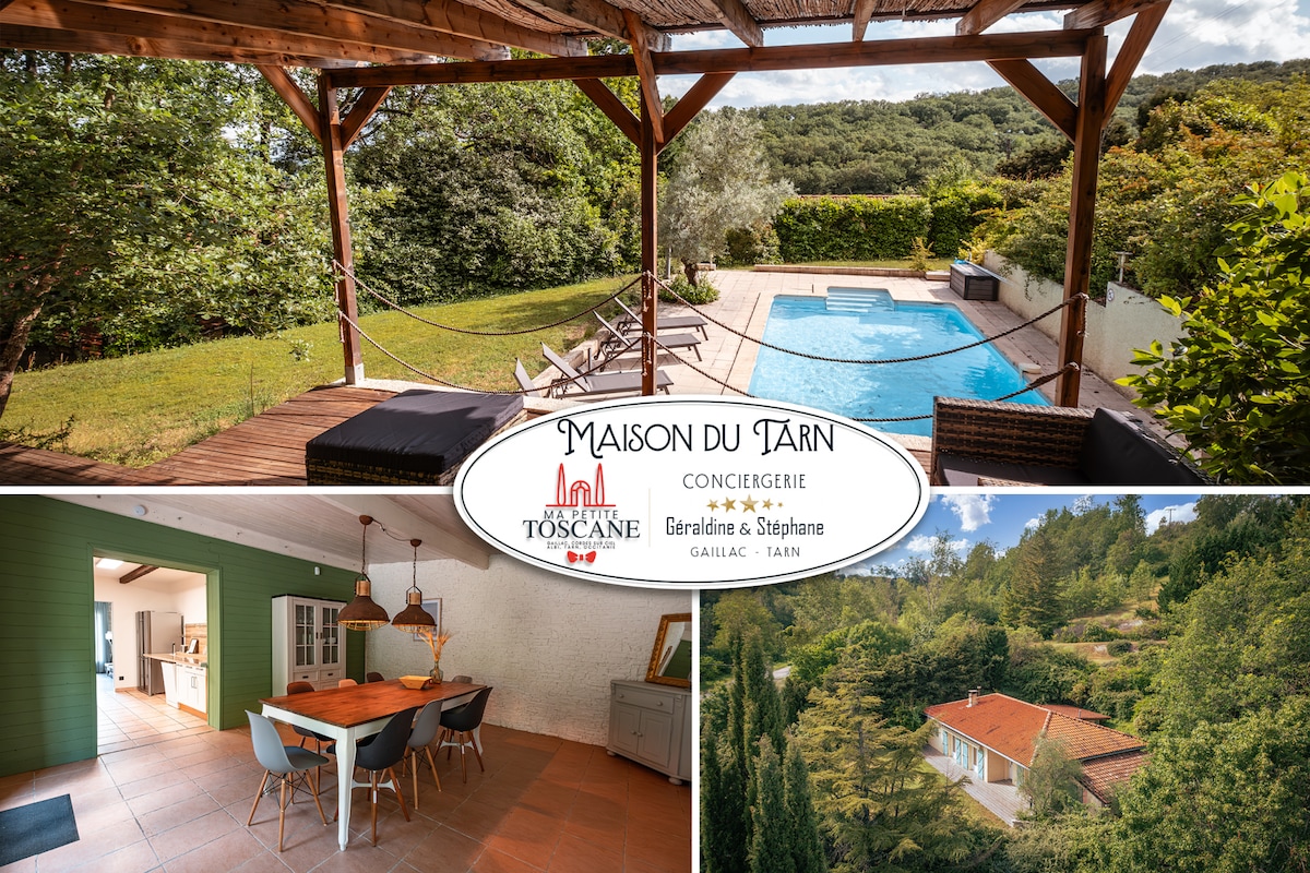 Maison du Tarn - With pool in the heart of nature