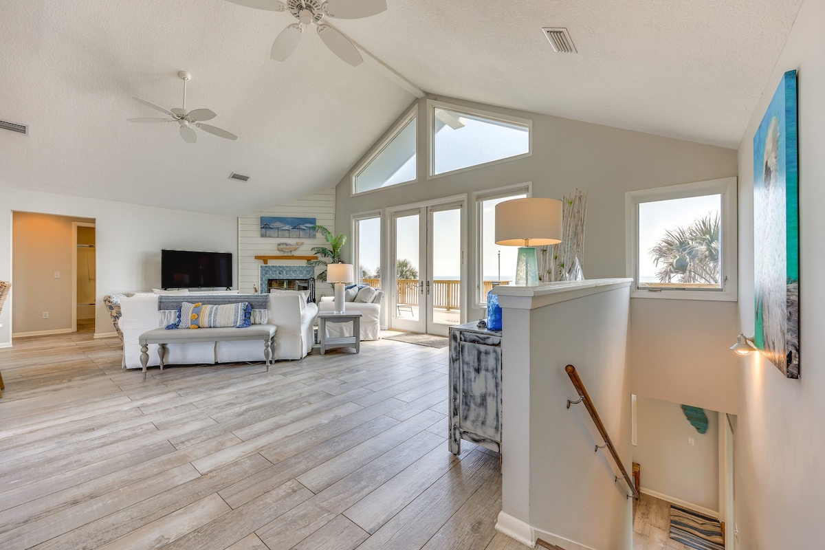 Oceanfront Ponte Vedra Beach Home w/ Deck & Views!