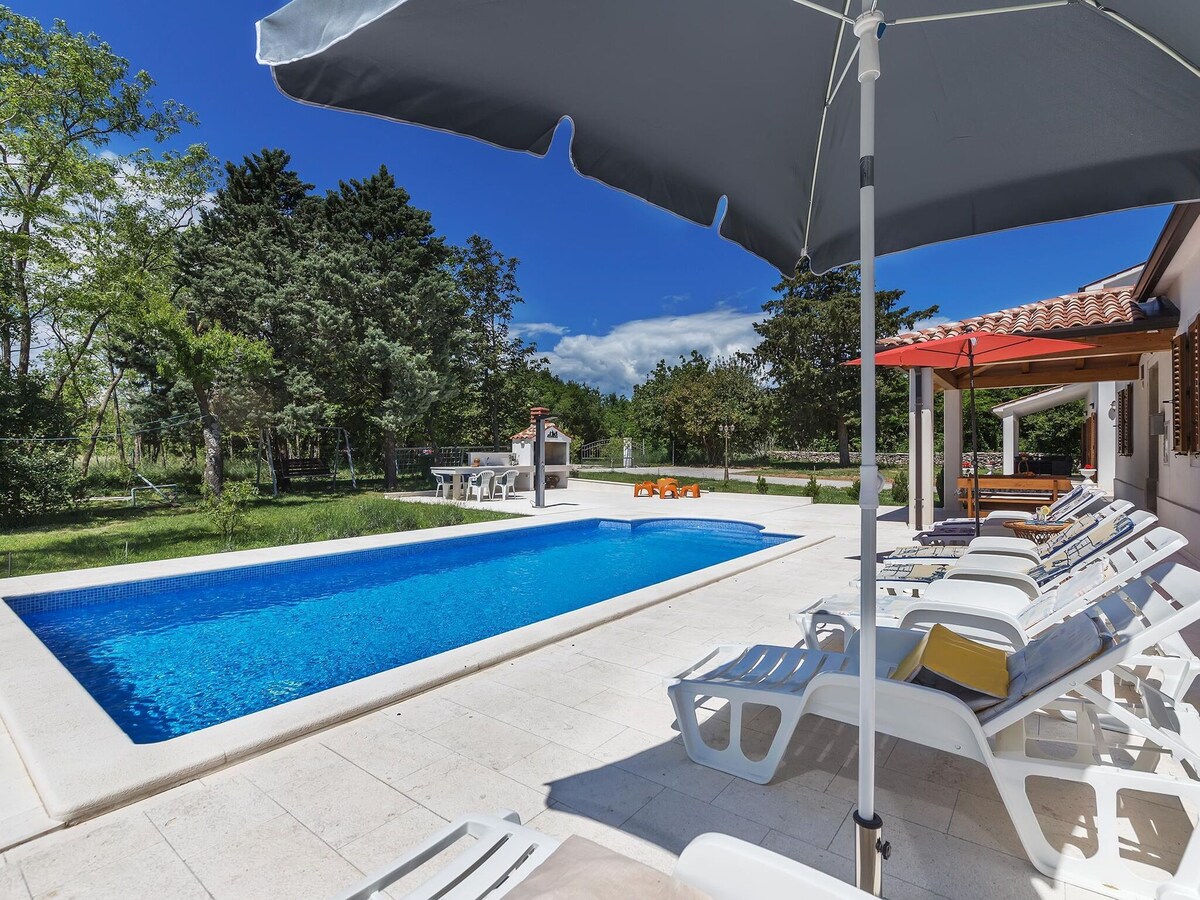 Large holiday home with swimming pool