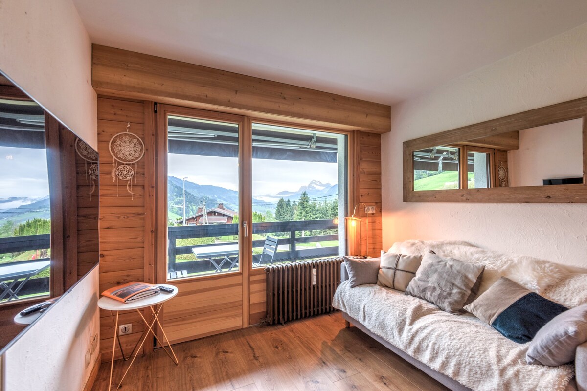 Cozy T2 with exceptional view in Megève - Welkeys