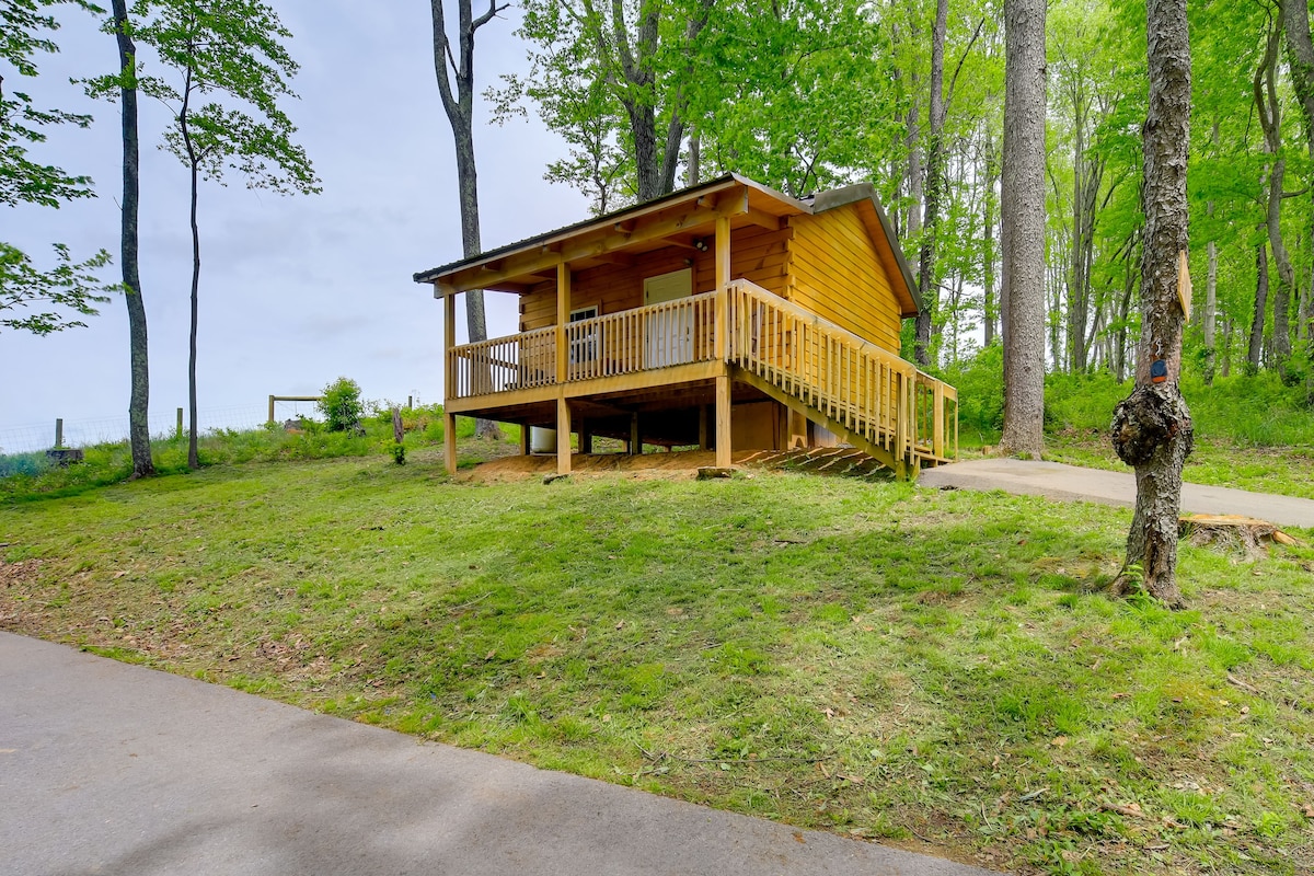 Tazewell Cabin Escape w/ Charcoal Grill & Fire Pit