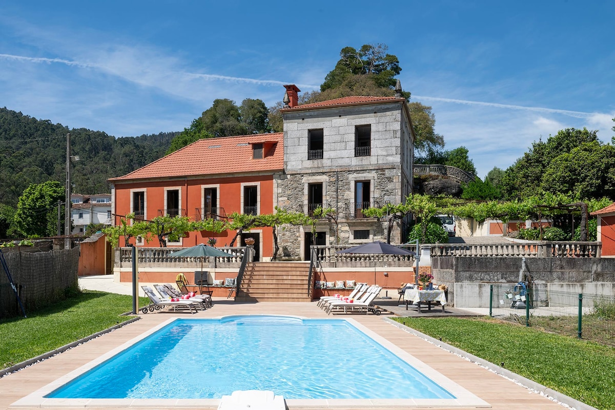 Pazo de Mosende (360), piscina cerca de la playa