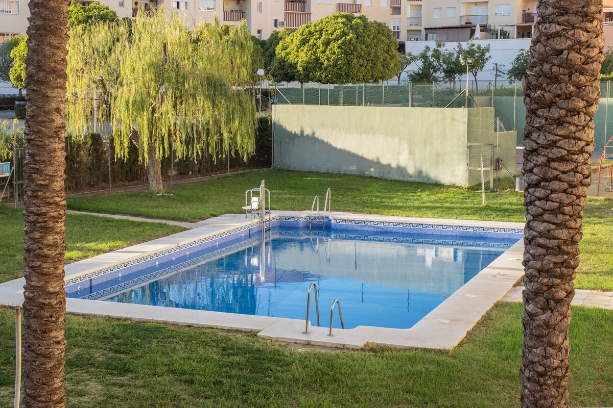 Apartamento Nacho piscina y jardín