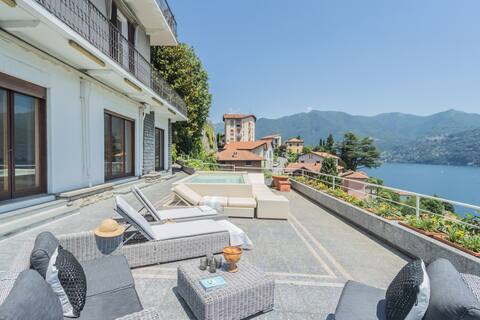 Villa Chiara Moltrasio with private garden