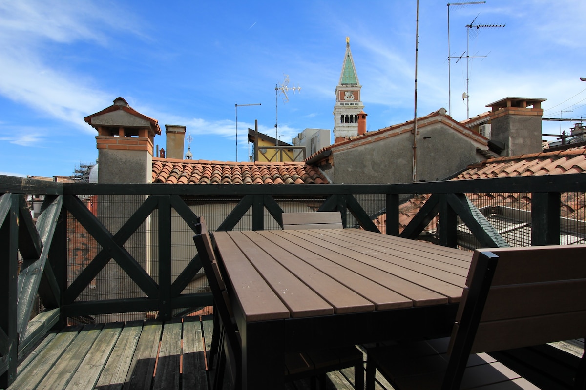 Zoia Terrace view on St Mark´s Basilica (150mt)