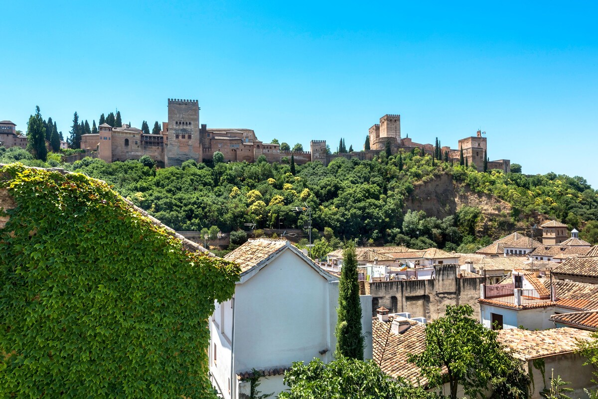 阿尔拜辛公寓，可欣赏美景。Mirador de Lorca