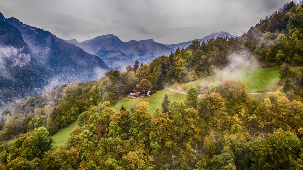 Heidi Chalet -全景-现代景观